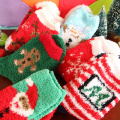 chaussettes duveteuses chaussettes de Noël antidérapantes